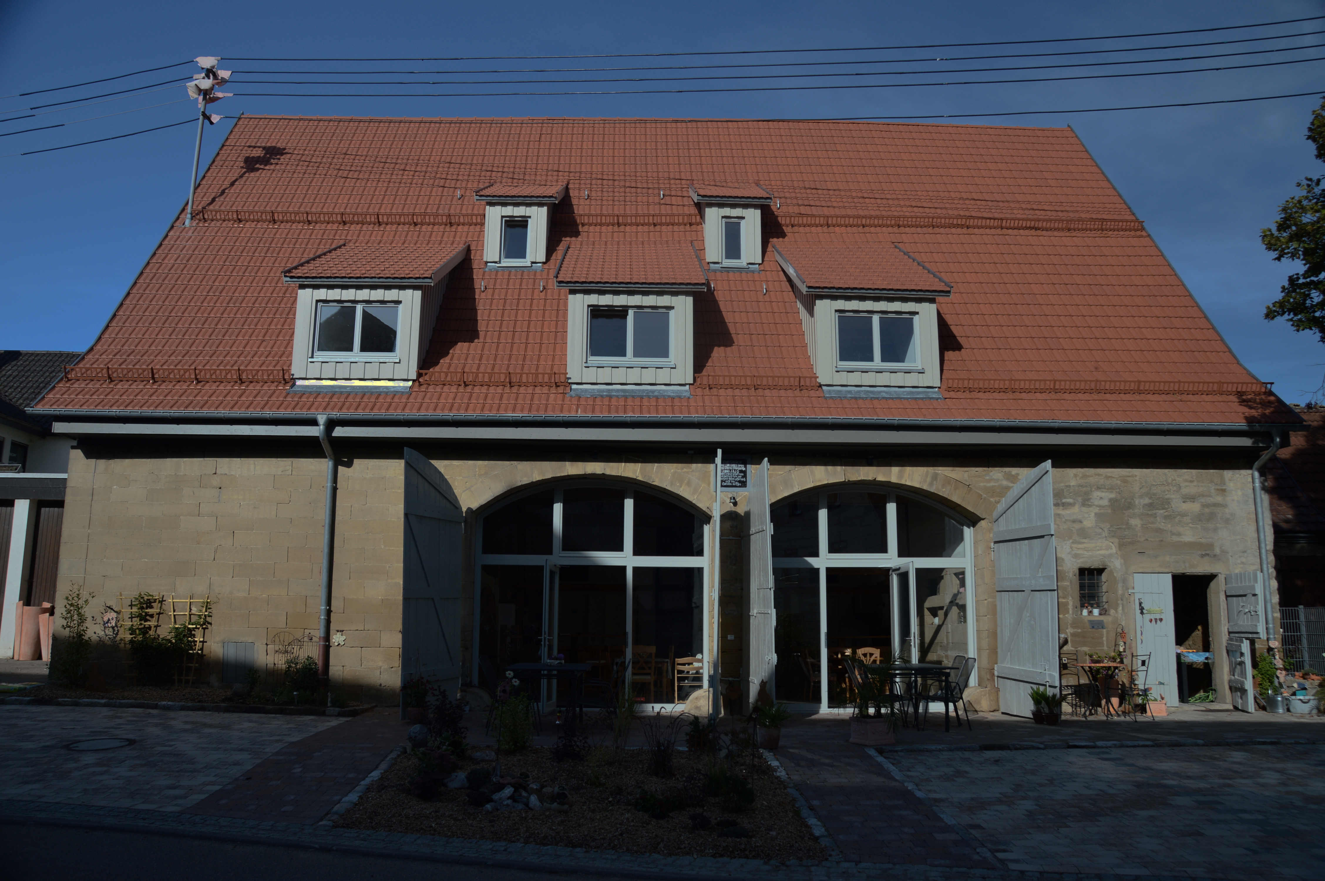 Frontal Ansicht der Ferienwohnung